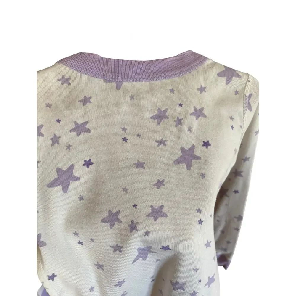 Hanna Andersson Moon and Back Girls 2 pc Pajamas Size 110 5 Play Condition